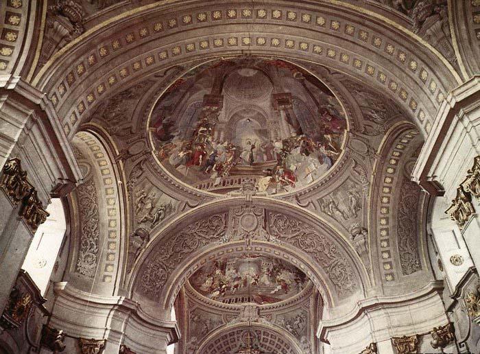 MAULBERTSCH, Franz Anton Decoration of the Cupola